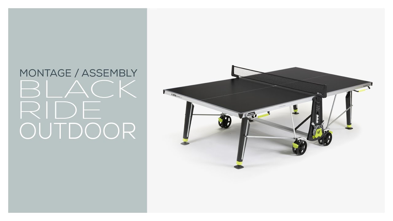 Tutoriel montage table ping pong Cornilleau Black Ride