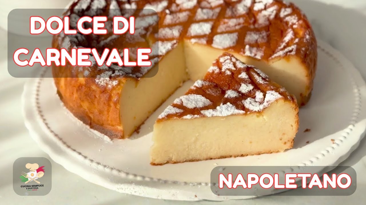 Migliaccio di Carnevale (Torta di Semolino) Ricetta Facile