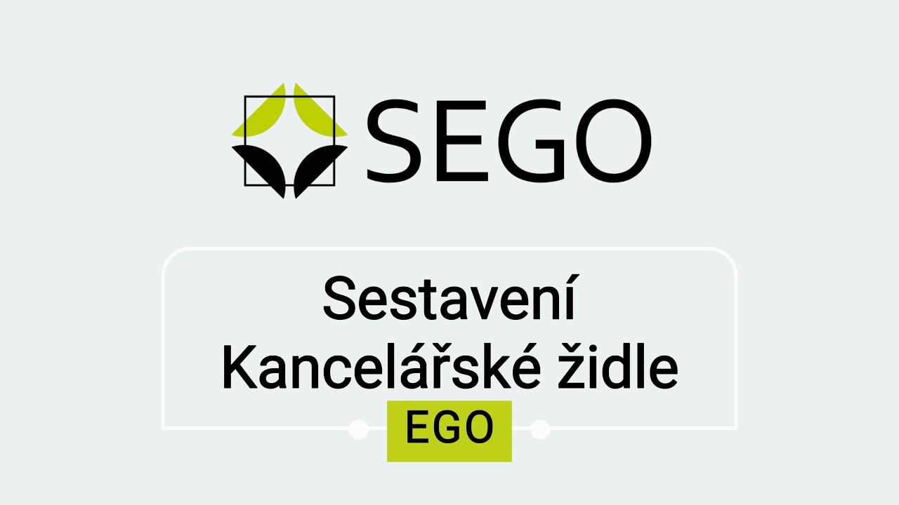 Montáž kancelářské židle EGO | Podrobný návod krok za krokem