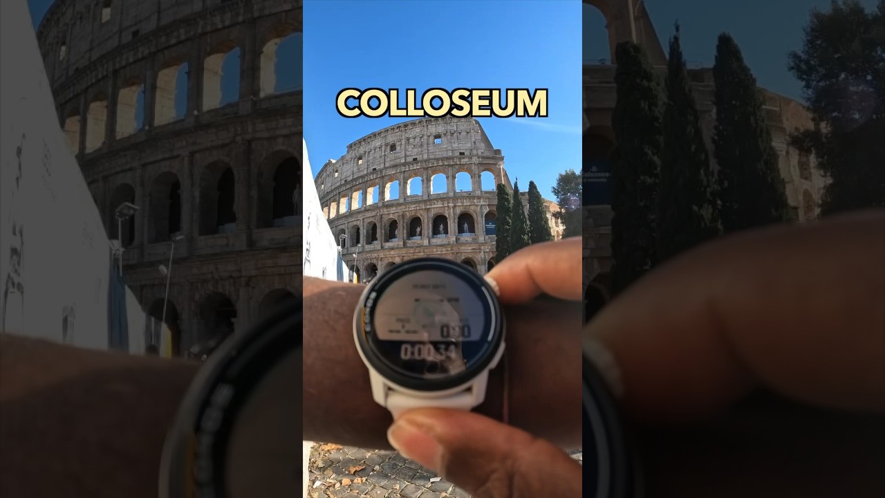 POV: found the  best running route through Rome 🇮🇹 Screenshot my Route at the end. #runrome