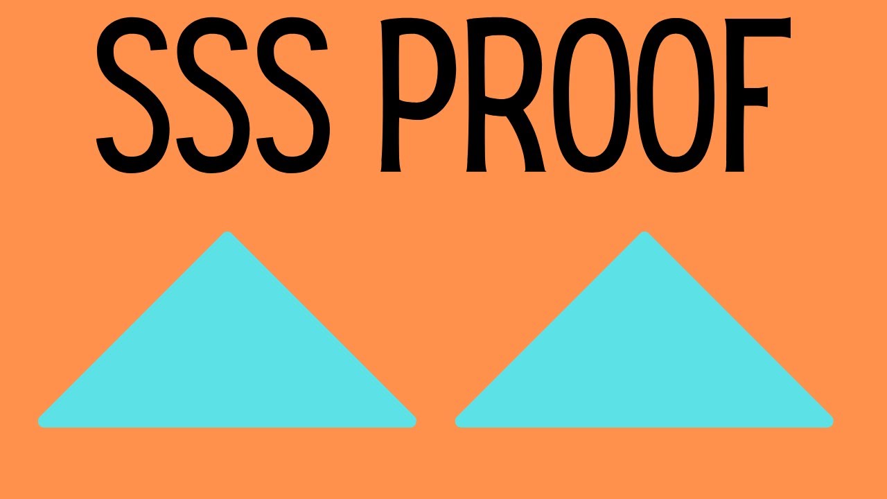 Triangle Congruence SSS Proof-Geometry Help-MooMooMath
