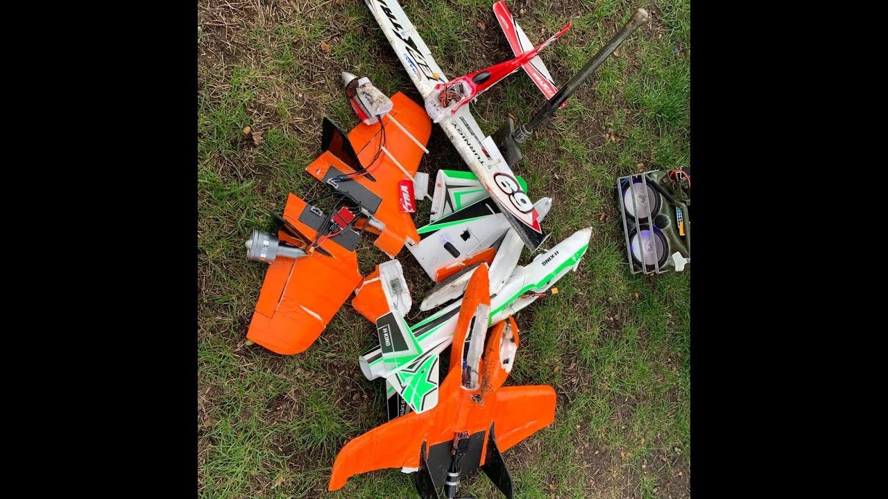 Funjet crash compilation