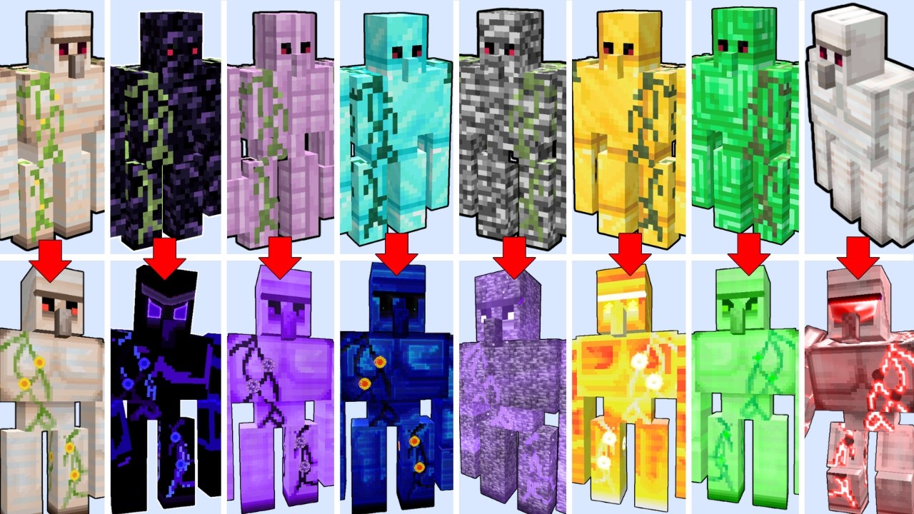 MINECRAFT GOLEM to TITAN TOURNAMENT | Minecraft Mob Battle