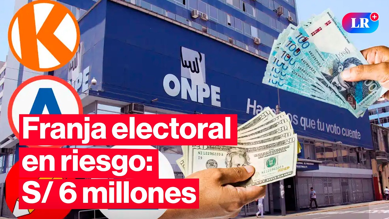 🔴Contraloría: S/ 6 millones y 11 mil spots en riesgo en franja electoral | #EnVivoLR