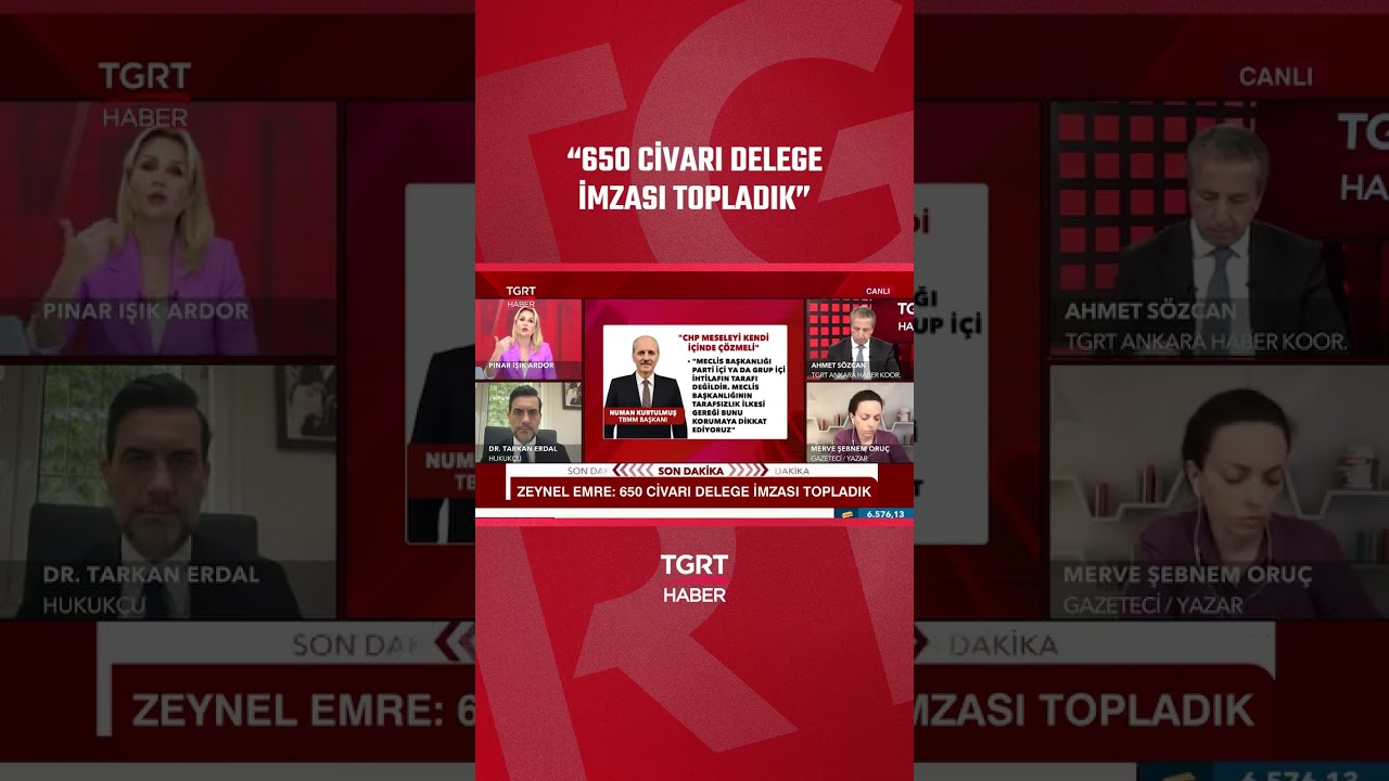 CHP S&ouml;zc&uuml;s&uuml; Zeynel Emre: 650 Delege İmzası Topladık! #short