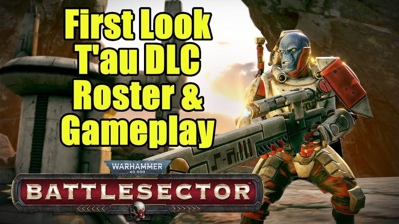 First Look - Tau DLC - Full Roster & Gameplay Warhammer 40,000: Battlesector - T'au