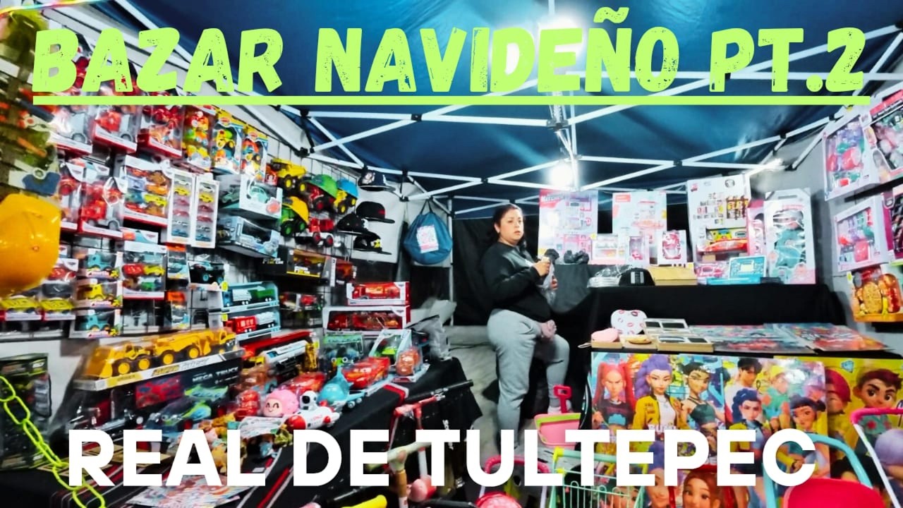 BAZAR NAVIDEÑO PT 2 VLOG 🎄🎁