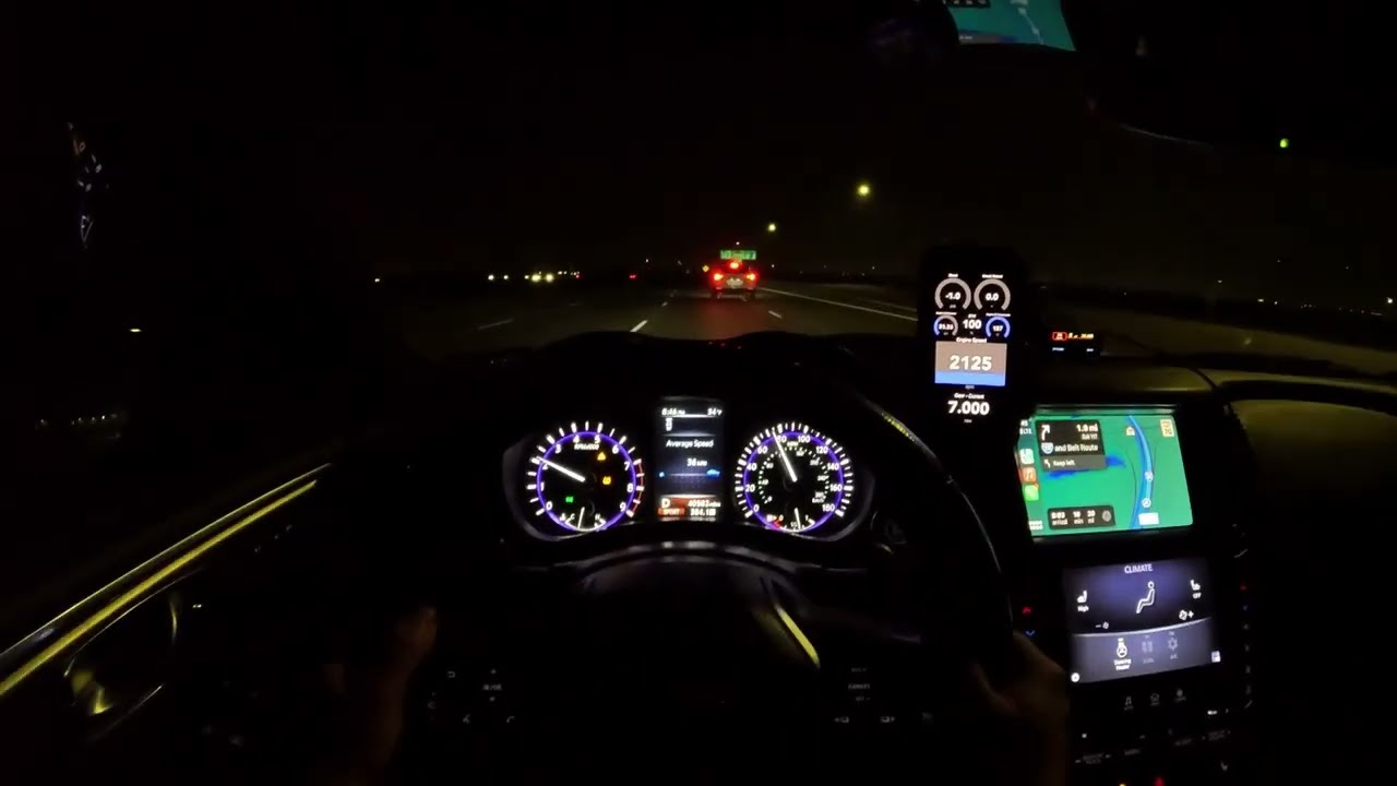 New Years Night Drive with Tuned Infiniti Q60