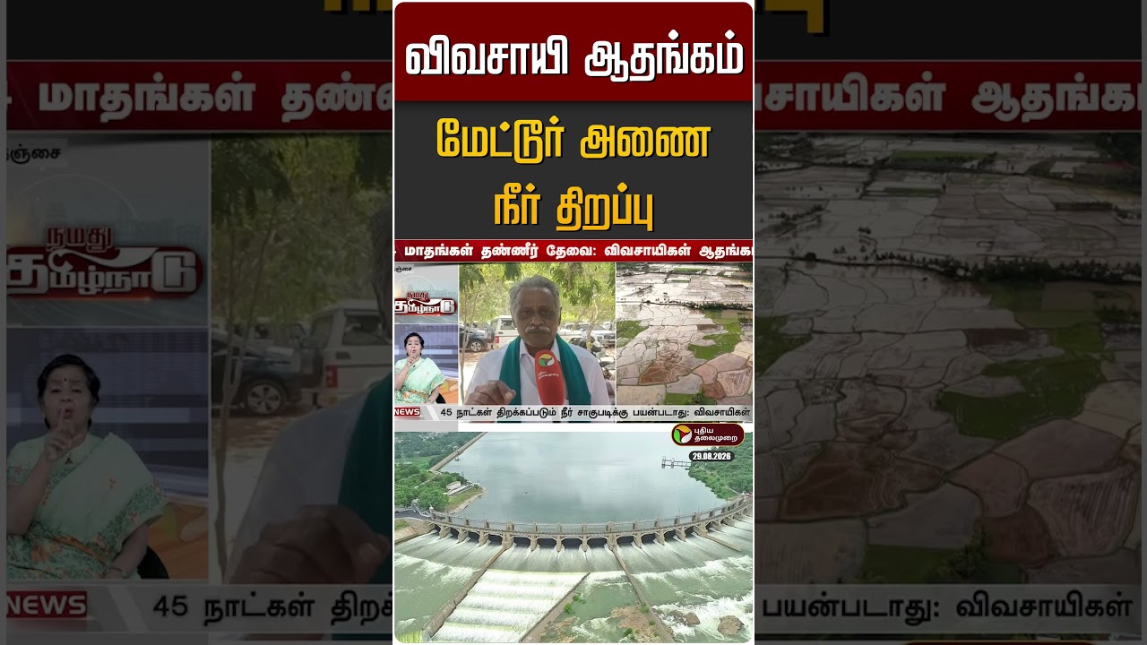 மேட்டூர் அணை நீர் திறப்பு : விவசாயி ஆதங்கம் | Mettur Dam Water | Farmer