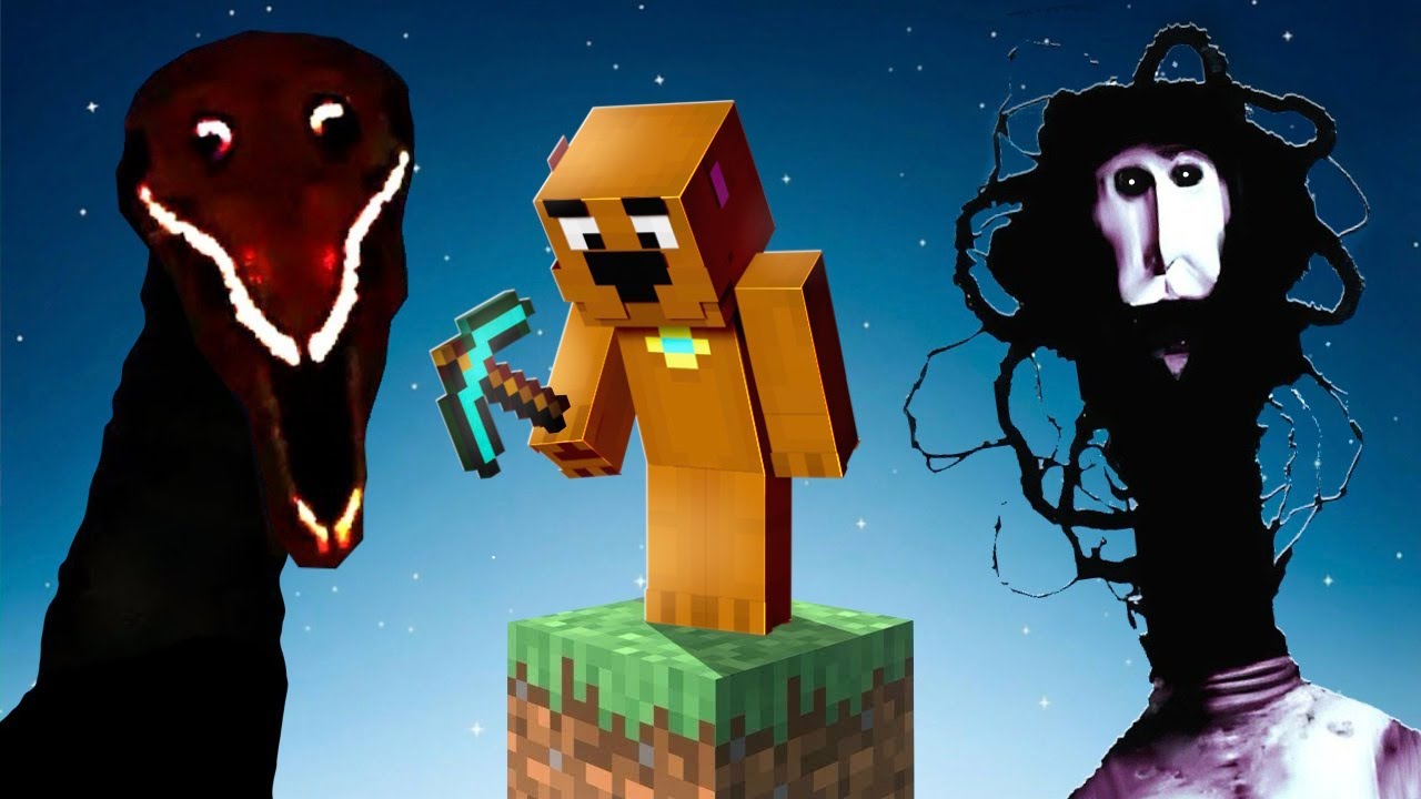 Přežiju 100 DNÍ na 1 HOROR Blocku v Minecraftu?