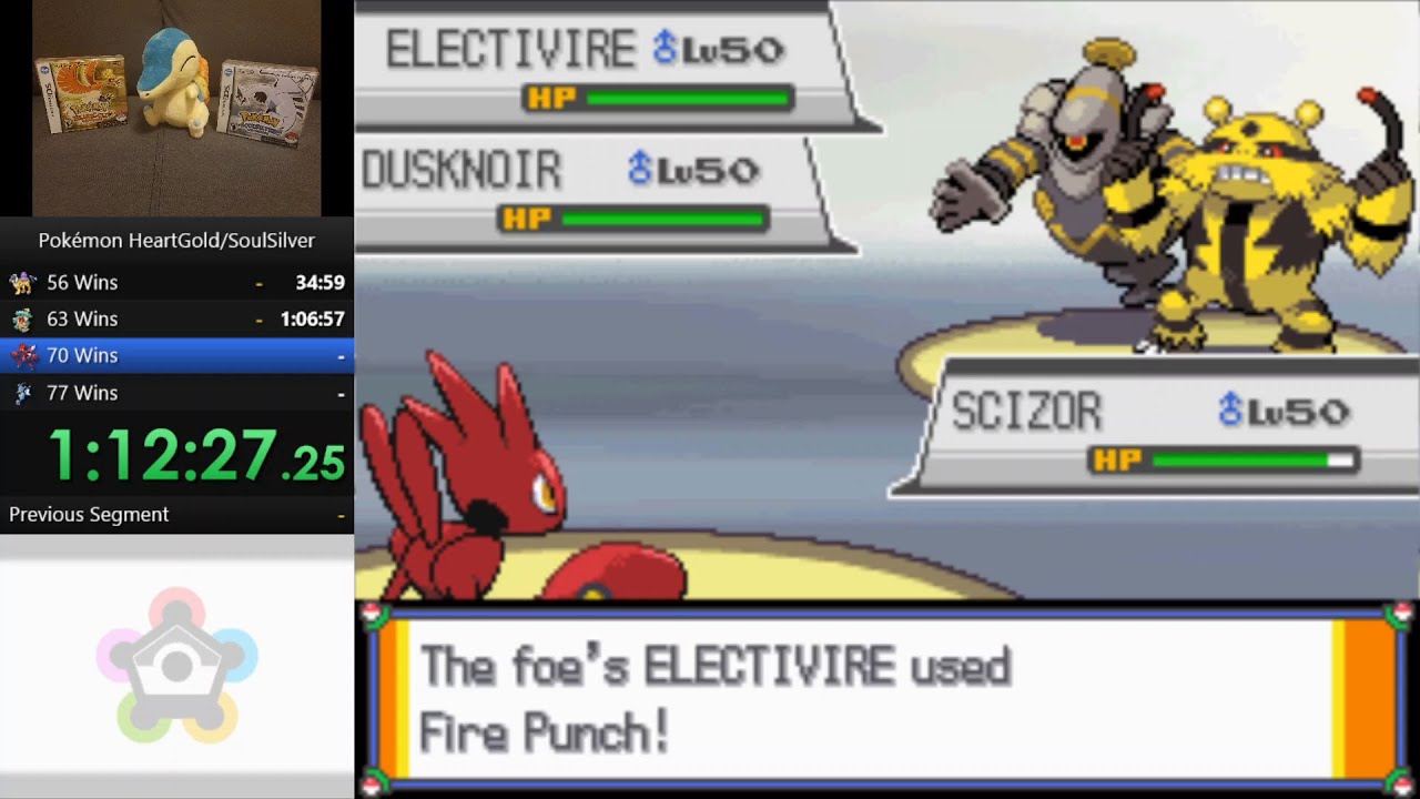 Pokemon HG/SS - Battle Tower Doubles Rain Team (50-77) Scizor CLUTCH
