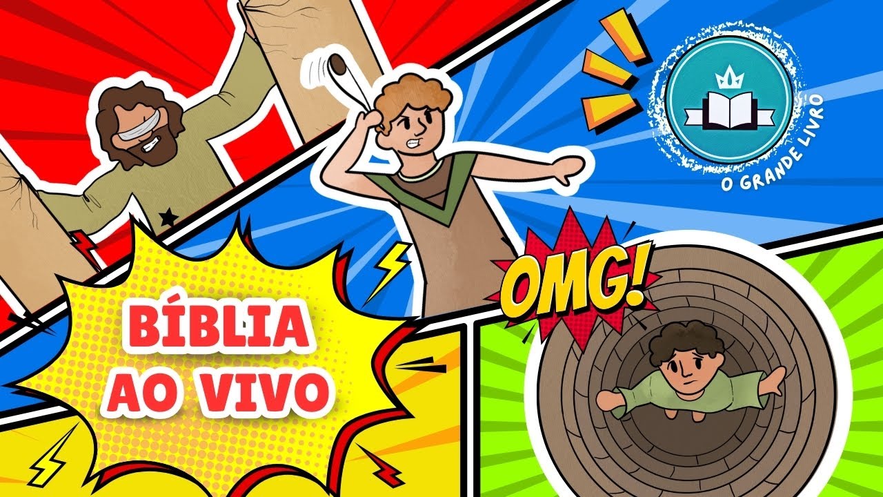 MARATONA DE HISTÓRIAS DA BÍBLIA AO VIVO! [O Grande Livro TV]