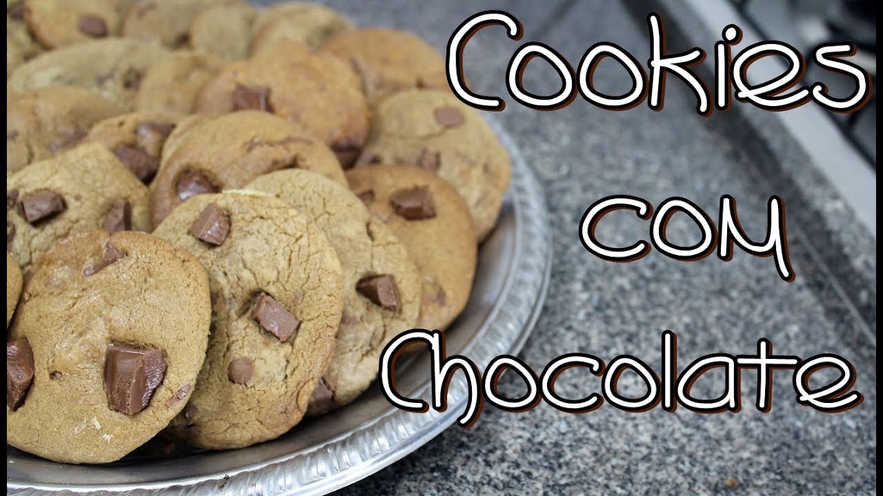 Cookies com chocolate - Sisters Lellis