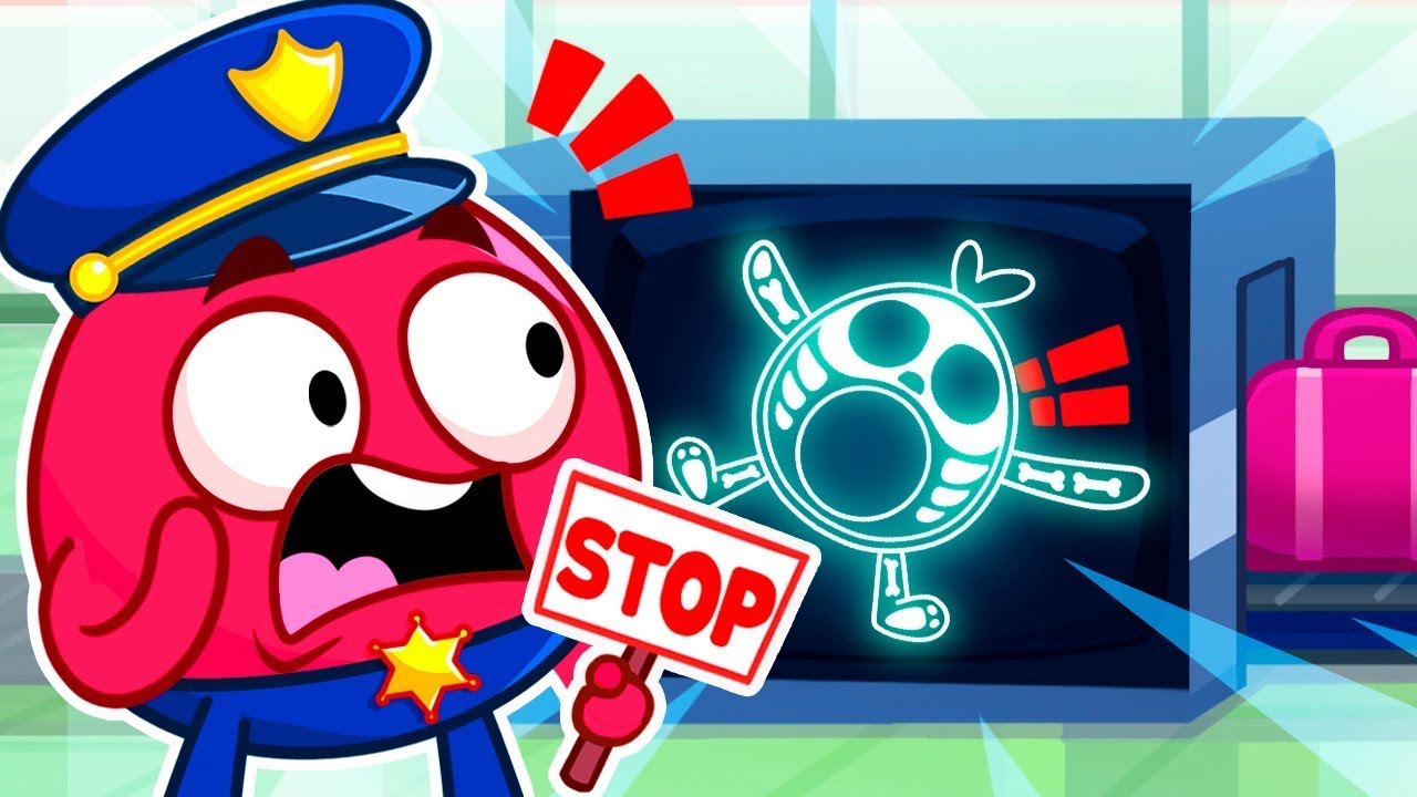 WOW! X-Ray Baby In The Airport Tale | Funny Kids  Stories 💜🍒🫐 by Pit & Penny Tales #stories