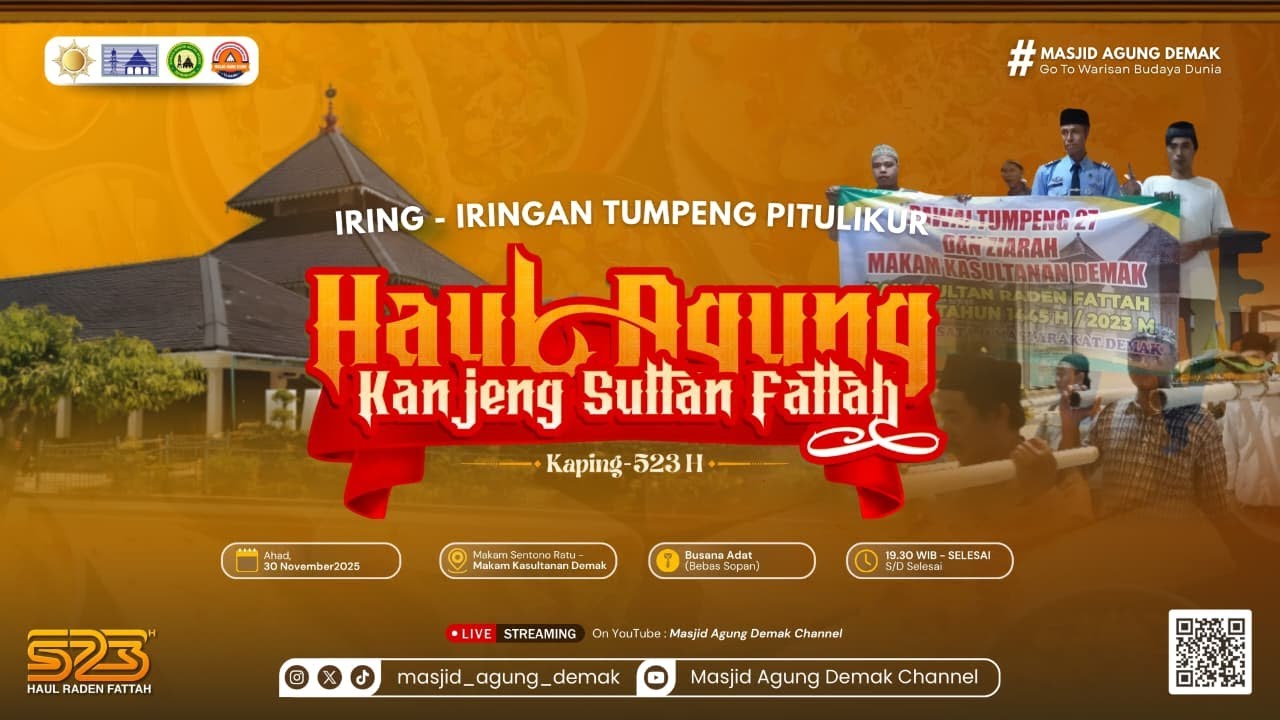 📡🔴 LIVE  MASJID AGUNG DEMAK 