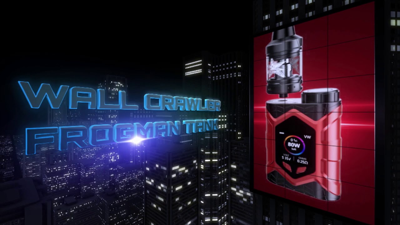 Vaptio Wall Crawler Kit Official Advert - Hot!!!!  (with Frogman W8 Tank)