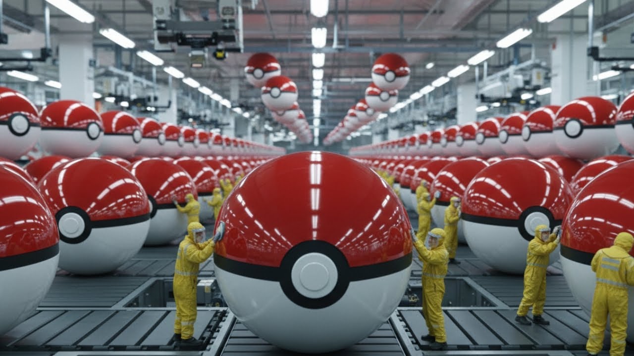 Inside the Pokémon Factory — Engineering the World's Most Advanced Capture Device (Full Process)
