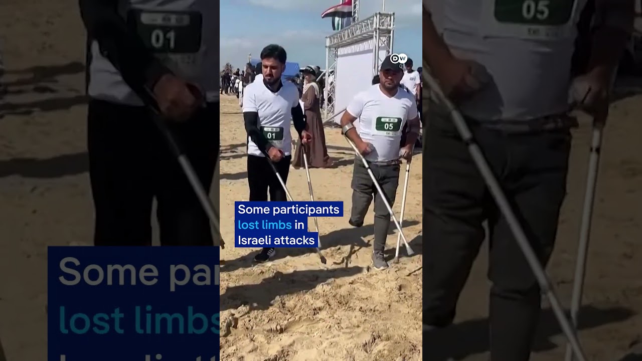 Palestinians race in first marathon since the beginning of the war | DW News