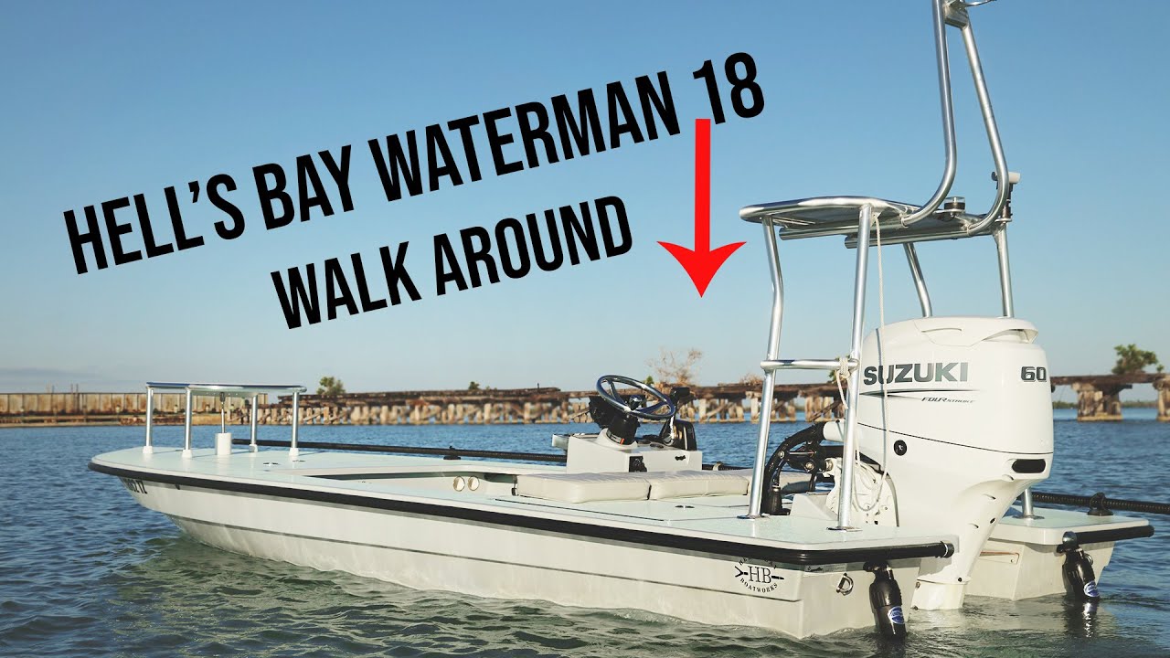 Hell's Bay Waterman 18 Review Walk Around #flyfishing #skiff #fishing #boat
