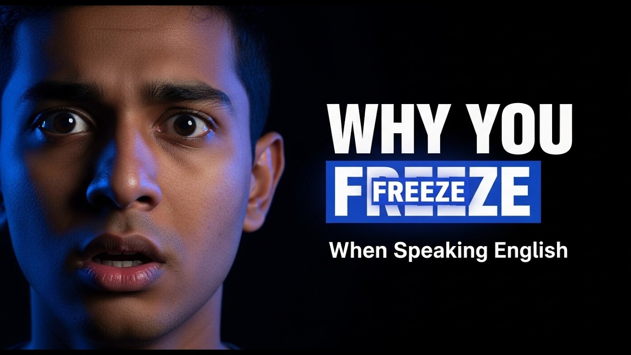 Why You Freeze When Speaking English (And How to Stop It)