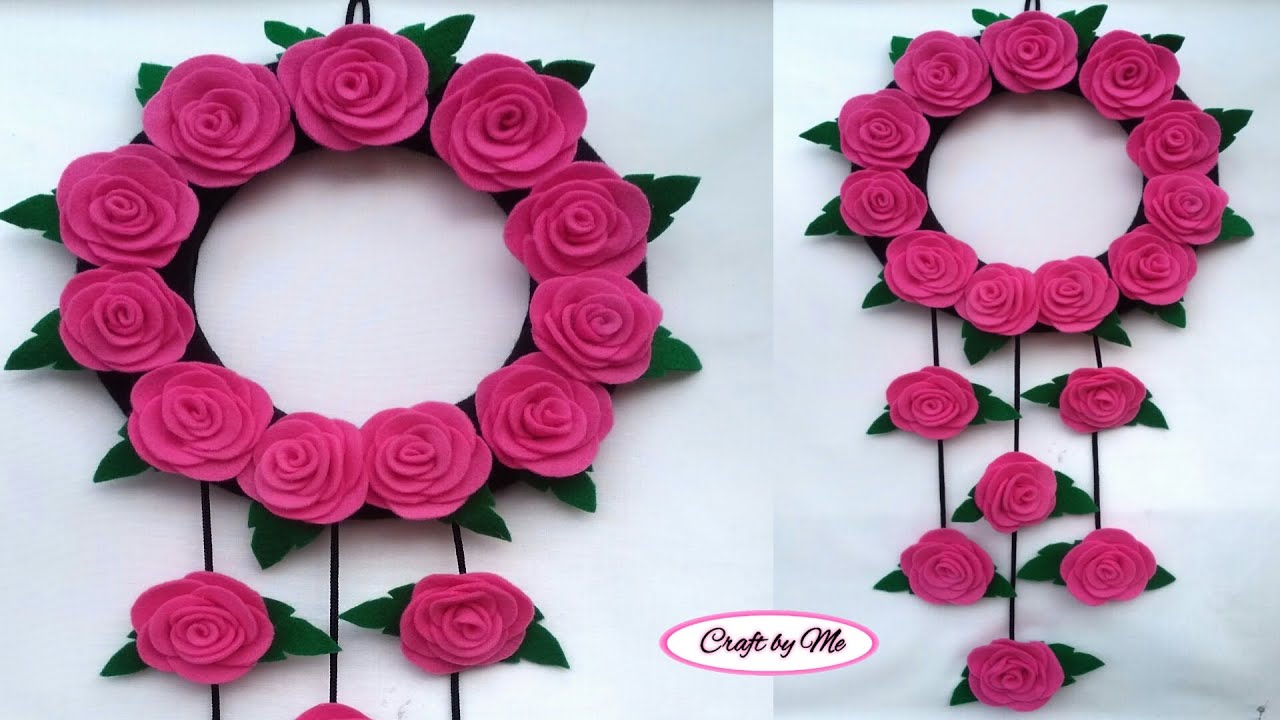 Cara Membuat Hiasan Dinding dari Kardus dan Flanel || Wall Decoration || Hiasan Dinding