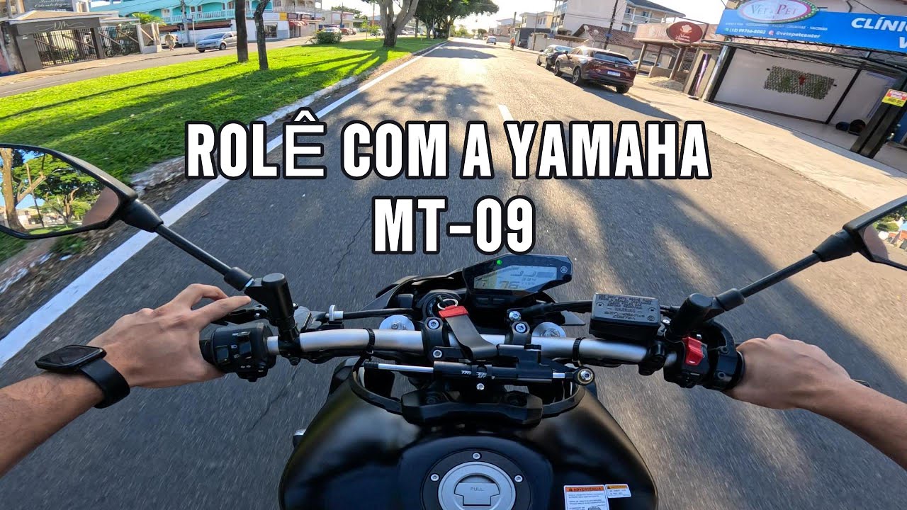 ROLÊ DA TARDE COM UMA MT-09 SÓ O CANO