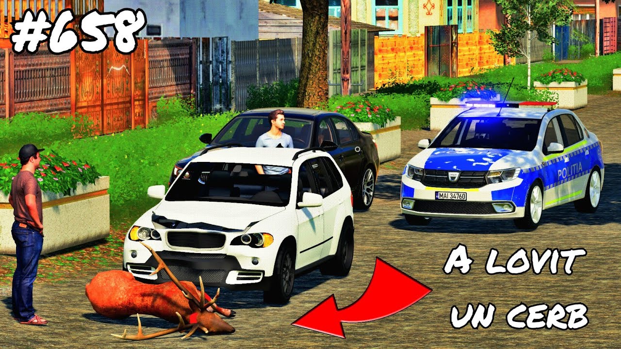 Ролевая игра на Думешти///ОЛЕНЬ ВЫПРЫГНУЛ ПЕРЕД МАШИНОЙ///EP[658]-Farming Simulator 19