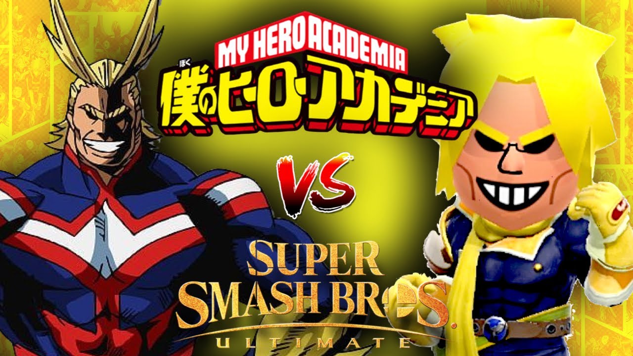 ALL MIGHT Mii MY HERO ACADEMIA x SUPER SMASH BROTHERS!