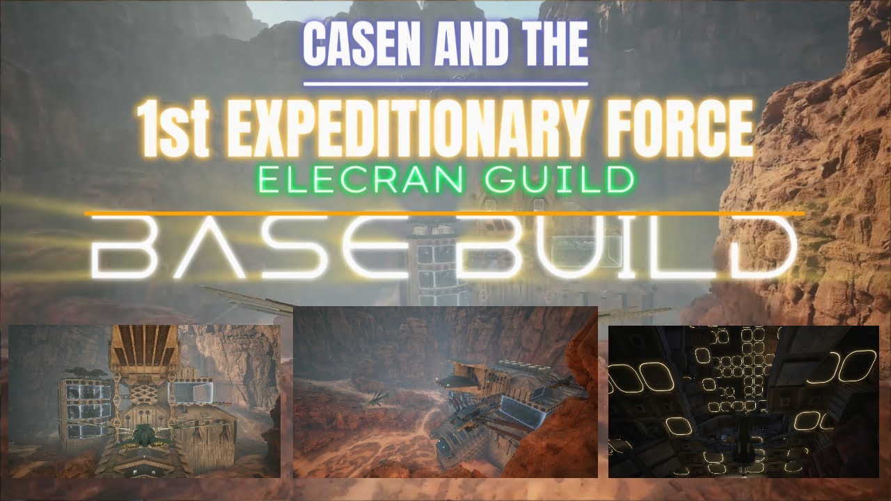 UNBELIEVABLE GUILD BASE | CASEN AND THE ELECRON GUILD DUNE AWAKENING #basetour #buildideas #roleplay