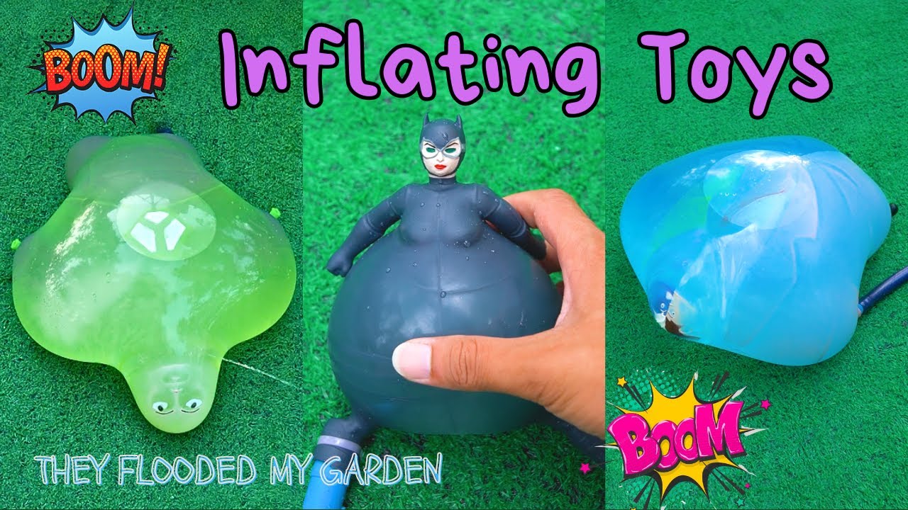 Inflating 1000 Toys Until They Blow | OVER 1000 TOYS FLOODED MY GARDEN 🎈💦⚠️🔥