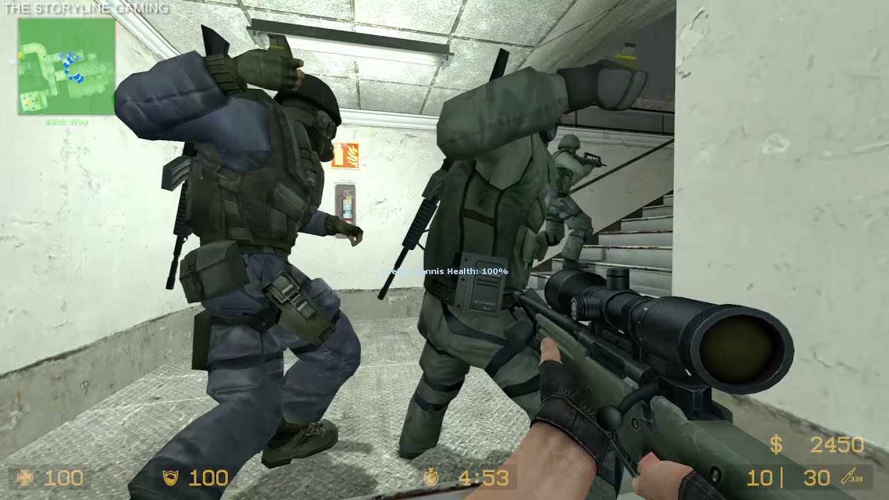 Counter Strike : Source - Stadium - Gameplay 
