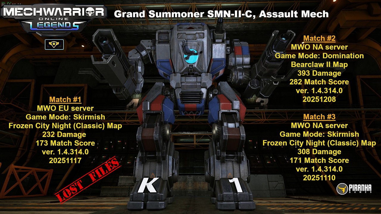 🤖 MechWarrior Online - Grand Summoner SMN-II-C, Heavy Mech - The original one was better 🤔