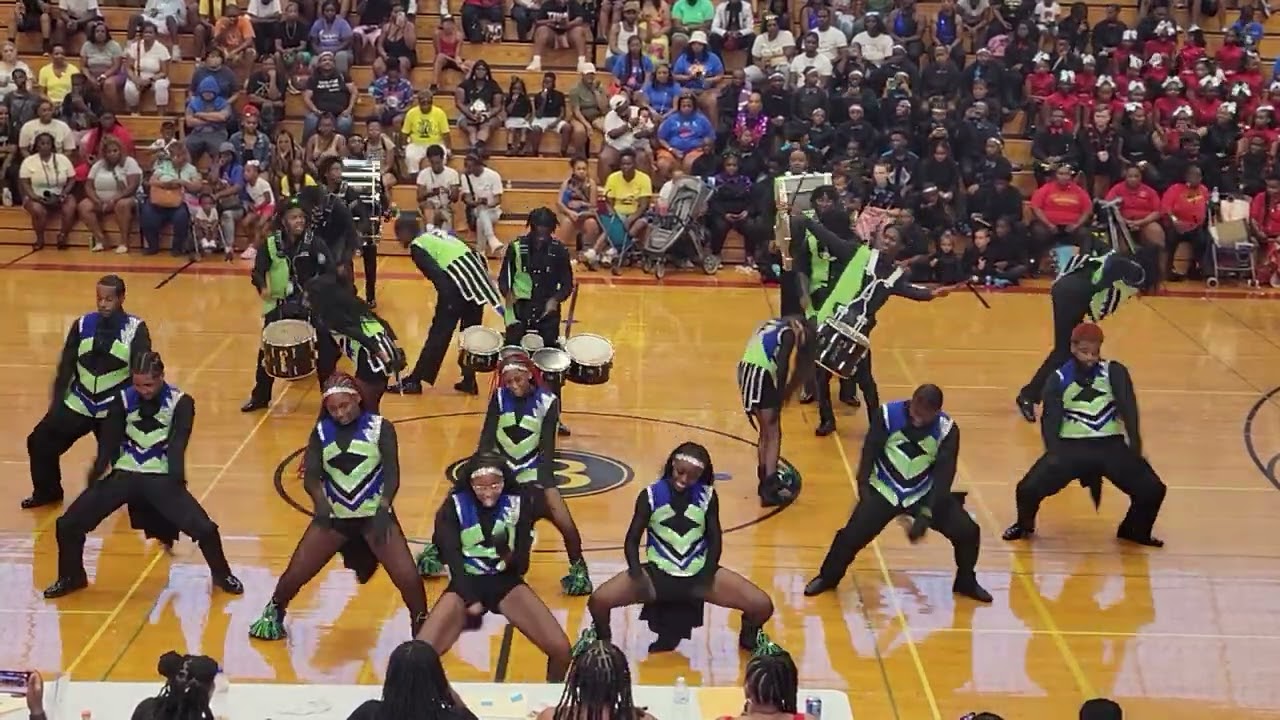 LIVE - K.C. Marching Falcons Drill Team - Native Omaha Days Drill Team - Drum Competition 7-29-23