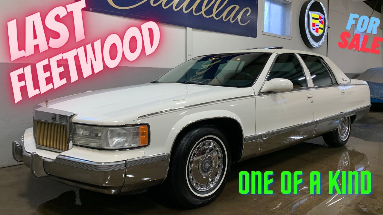 1996 Cadillac Fleetwood Brougham FOR SALE! One of a Kind CUSTOM LT-1 Rare Trim LAST YEAR 65K Miles