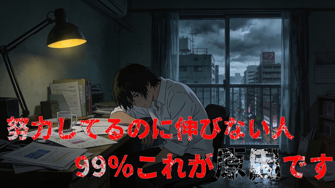 努力してるのに伸びない人、99％これが原因です#行動力 #量が質を作る#スキルアップ