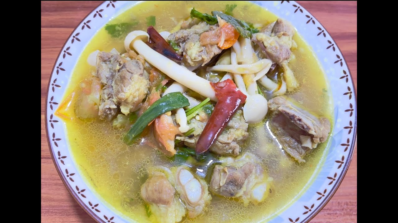 ဝက်နံရိုးစွပ်ချဉ်ငံစပ်😋😋 #cooking #ဟင်းချက်နည်း #ဝက်နံရိုး