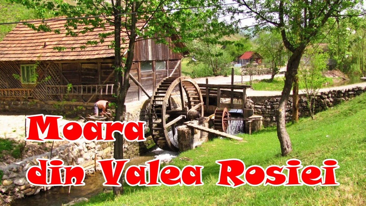Moara cu apa(water mill) a lui Mos Gheorghe din Rosia, Romania ep 8 - travel calatorie video vlog