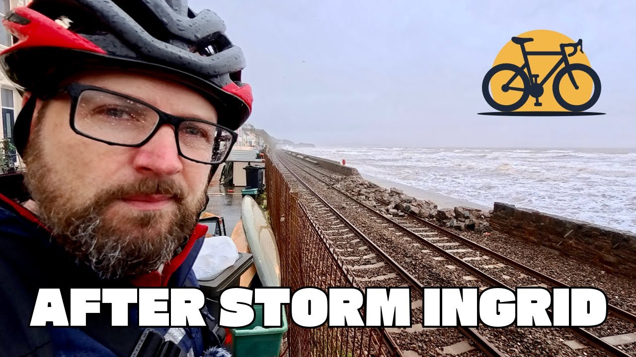 Cycling After Storm Ingrid | Dawlish & Teignmouth Storm Damage