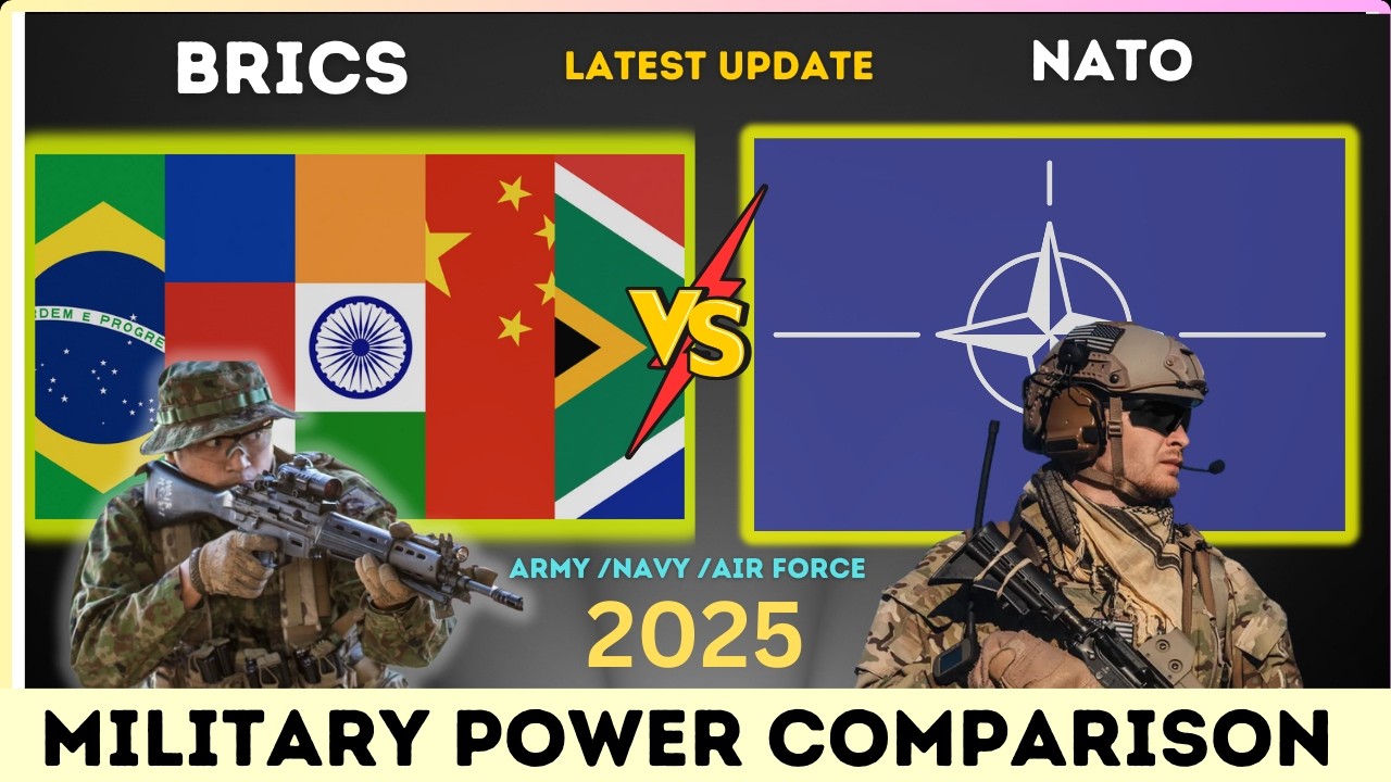 NATO vs BRICS Military Comparison 2025 | NATO vs BRICS 2025 | BRICS NATO Countries?