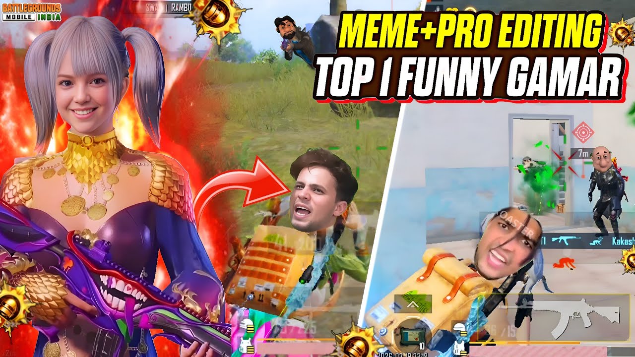 हसी नहीं रुकेगी🤣| Professional Editing ⚡| For Bgmi Funny Gameplay 🤣| #ajaxgaming47 #bgmifunnyvideo