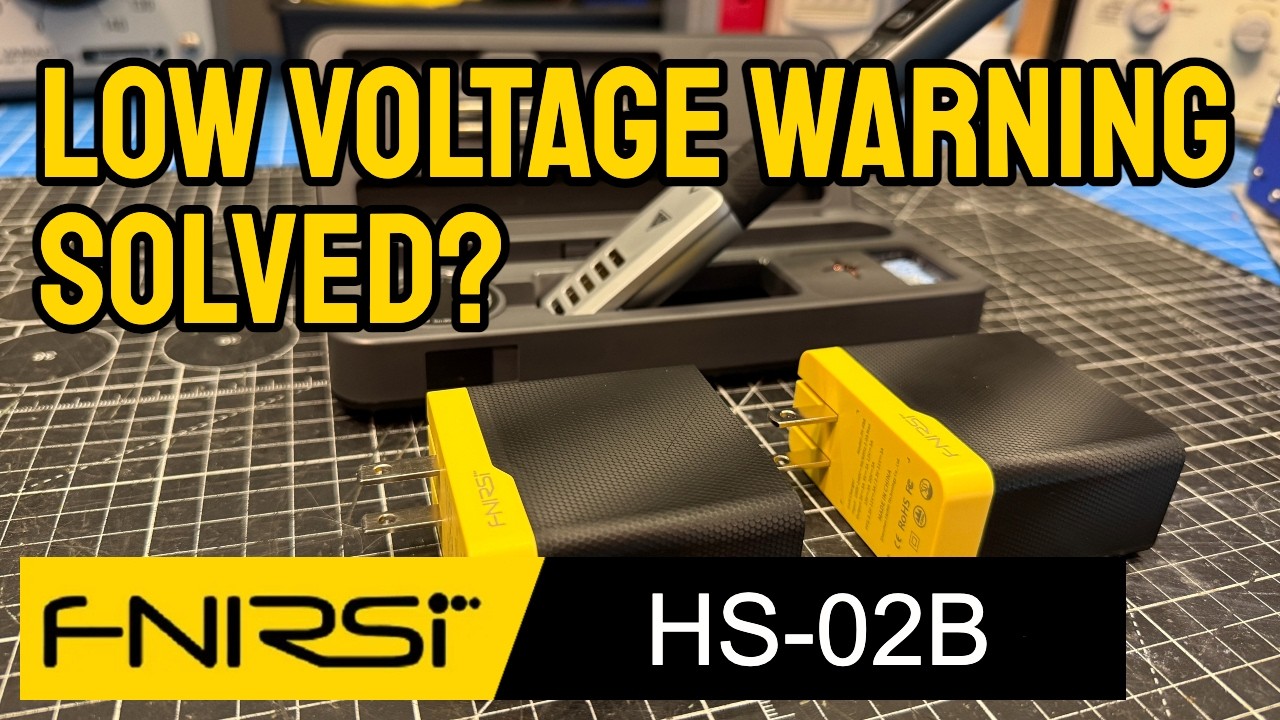 FNIRSI HS-02A HS-02B Low Voltage Warning Solved - GaN Charger/PS & Cable Orientation w/ CC Issue