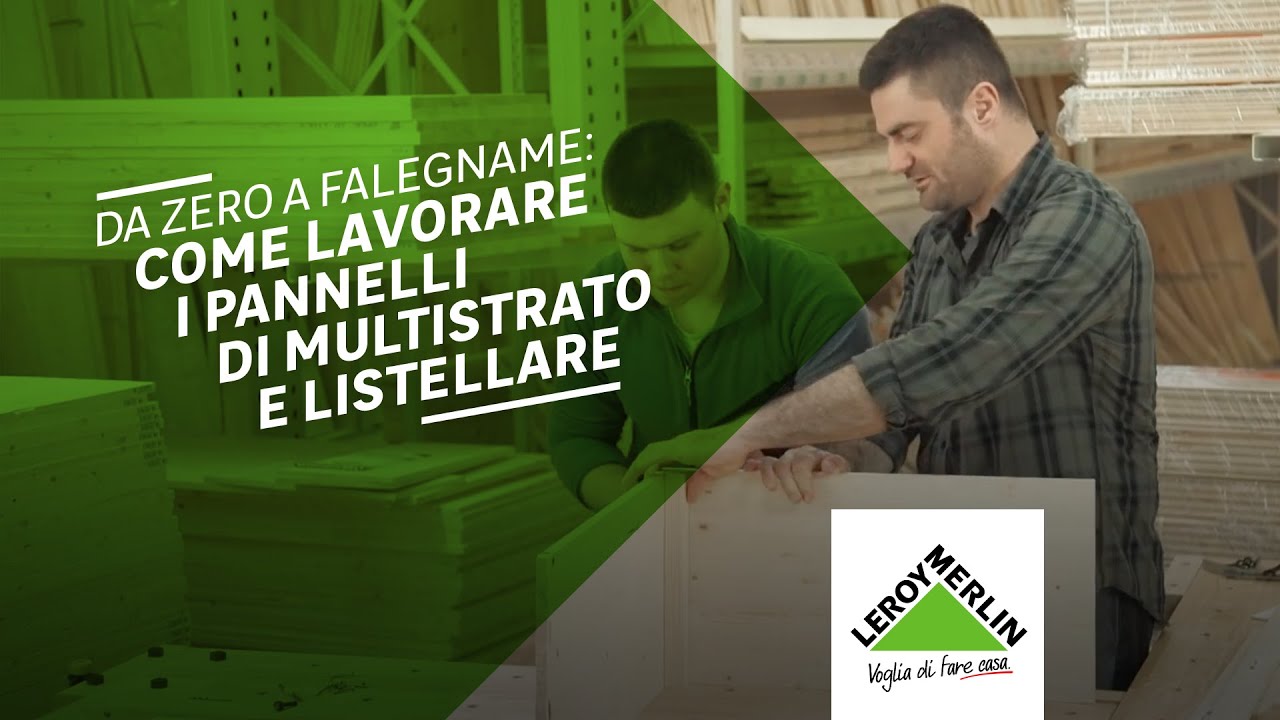 Come lavorare il legno: pannelli e listellari | Leroy Merlin