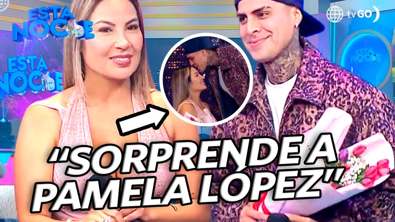 Esta noche: Paul Michael  apareció en el programa con rosas para Pamela (HOY)