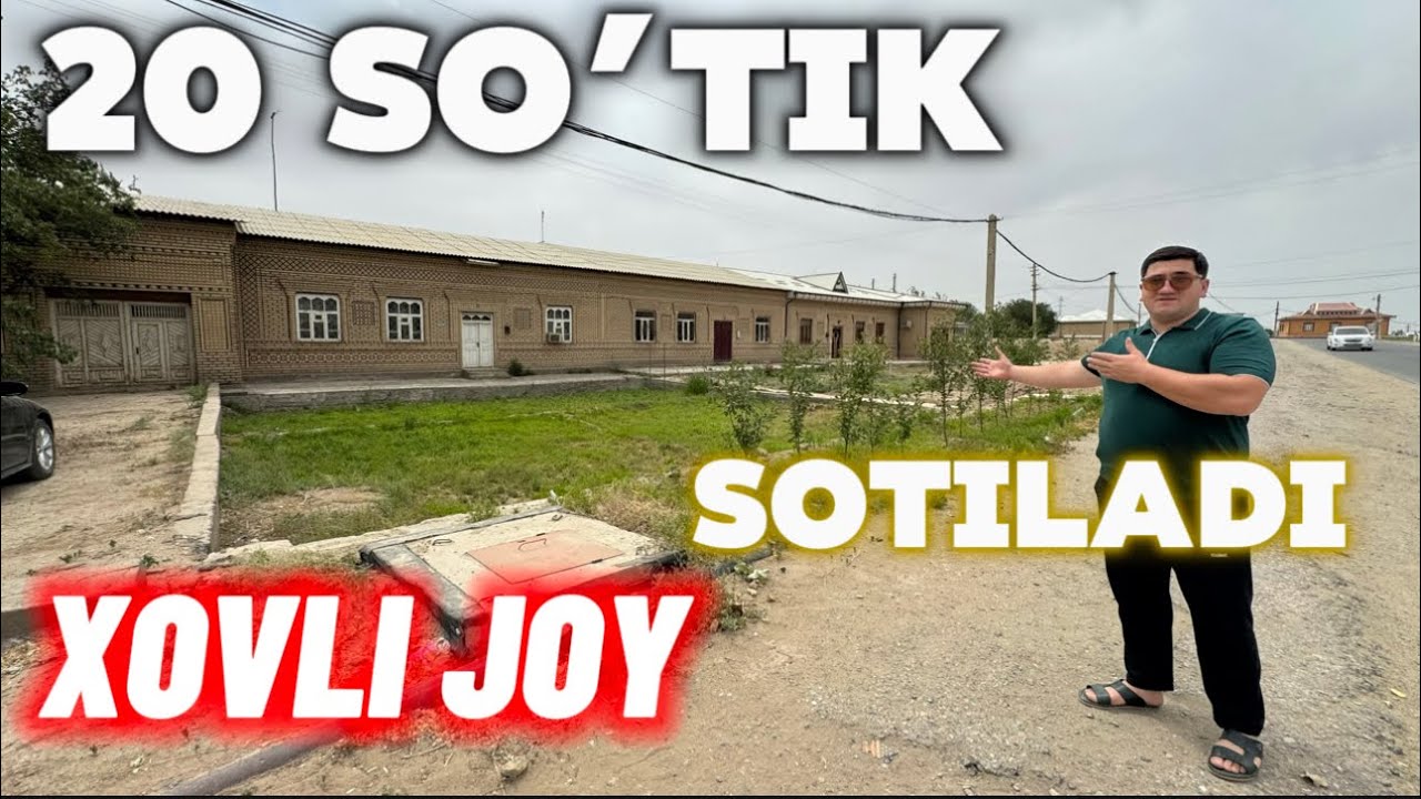 TUPROQQALA TUMANIDA XOVLI JOY SOTILADI