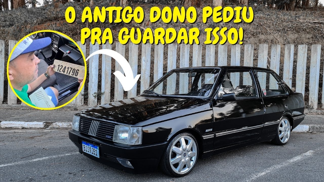 NUNCA TINHA VISTO O CARRO DELE ANDANDO! FICOU SEM PALAVRAS - FIAT PREMIO 1985 NOVO DEMAIS!