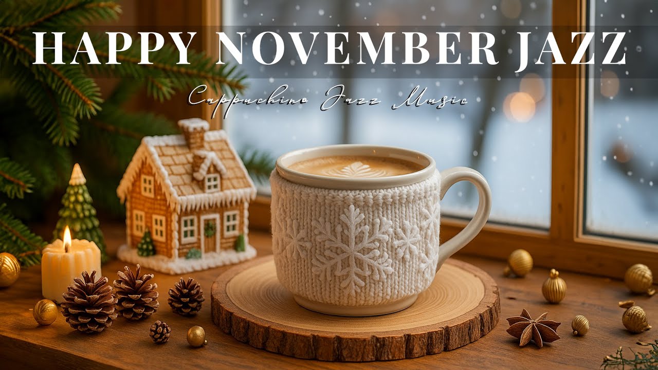 Happy November Jazz ☕ Delicate Winter Coffee Jazz & Bossa Nova Instrumental Music for Good Mood