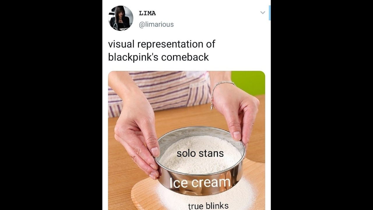 blackpink vines cause ice cream is a bop and blonks are schewpid