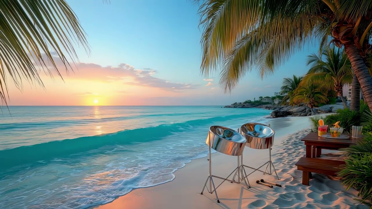 Island Rhythm | Breezy Caribbean Steel Drum & Marimba Groove (Tropical Chill Vibes)