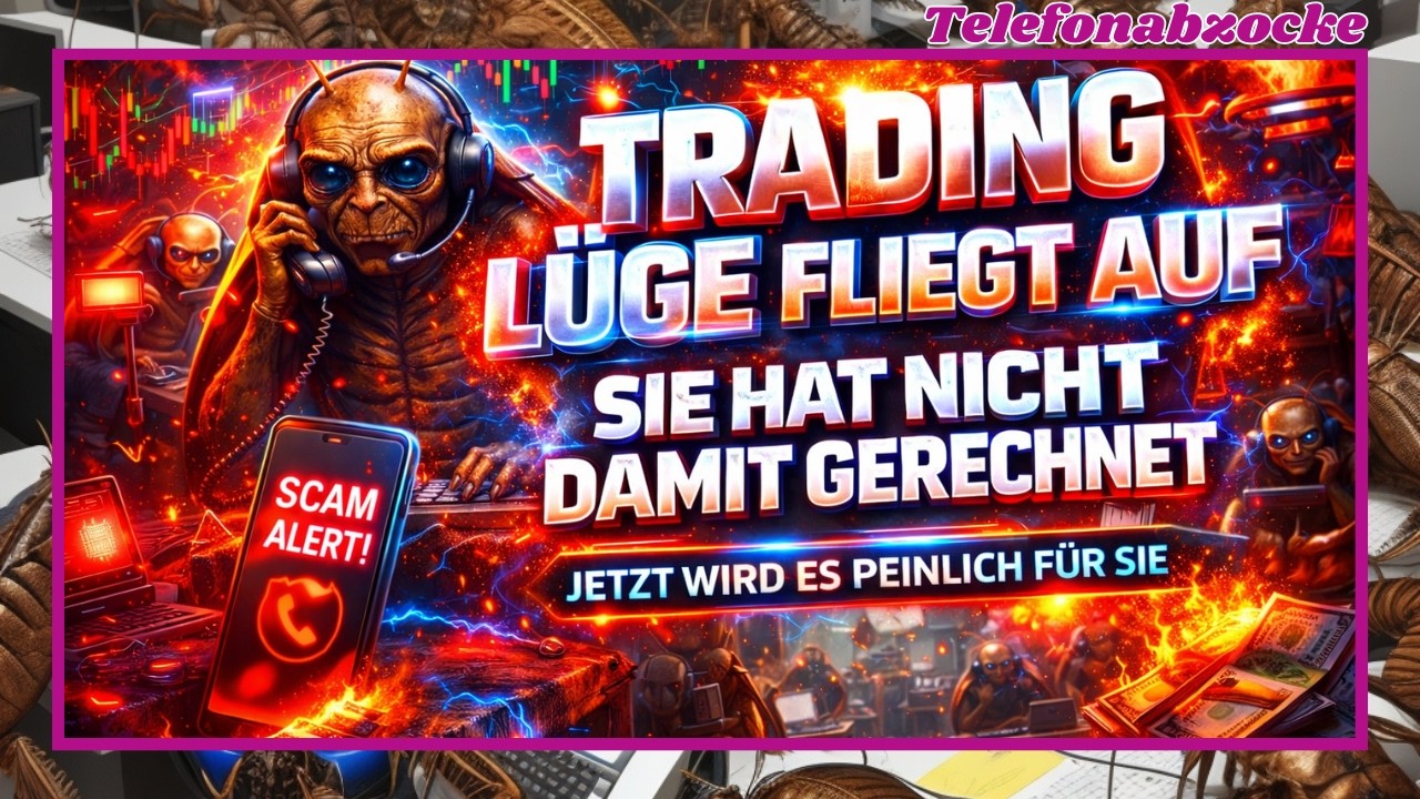 Callcenter Scamanruf - Frau Trading Müller gerät massiv unter Druck 📞😳