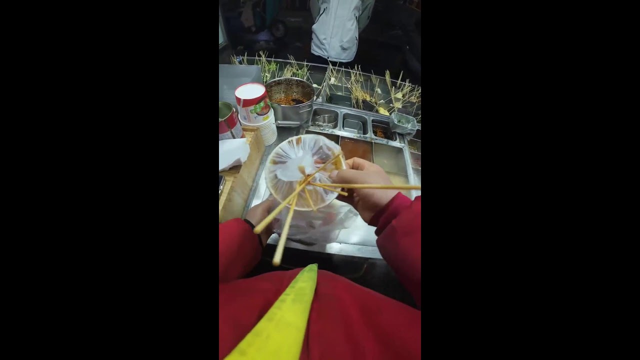 Street Skewer Hot Pot | Oden Cooking & Serving | Static Cam View